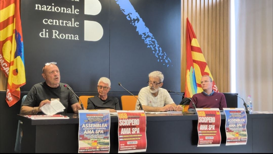 Sciopero in AMA spa: 11 maggio 2026 ore 11 via Calderon de la Barca 87, Roma