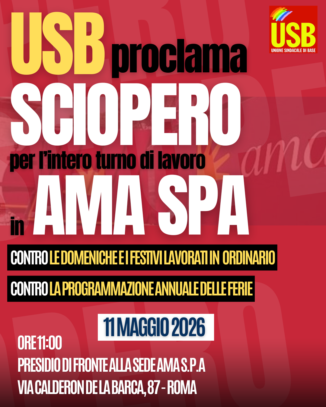 𝗣𝗿𝗼𝗰𝗹𝗮𝗺𝗮𝘇𝗶𝗼𝗻𝗲 𝗱𝗶 𝘀𝗰𝗶𝗼𝗽𝗲𝗿𝗼 𝗶𝗻 𝗔𝗠𝗔 𝗦𝗣𝗔 – 𝟭𝟭 𝗺𝗮𝗴𝗴𝗶𝗼 𝟮𝟬𝟮𝟲